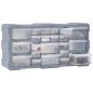 Preview: Multi-Schubladen-Organizer mit 22 Schubladen 49x16x25,5 cm 
