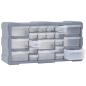 Preview: Multi-Schubladen-Organizer mit 22 Schubladen 49x16x25,5 cm 