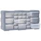 Preview: Multi-Schubladen-Organizer mit 22 Schubladen 49x16x25,5 cm