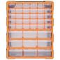 Preview: Multi-Schubladen-Organizer mit 39 Schubladen 38x16x47 cm 