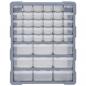 Preview: Multi-Schubladen-Organizer mit 39 Schubladen 38x16x47 cm 