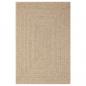 Preview: Teppich 140x200 cm Jute-Optik Innen und Außen