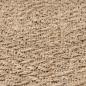 Preview: Teppich 120 cm Jute-Optik Innen und Außen