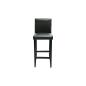 Preview: Barset Bartisch mit 2 Barhockern Schwarz