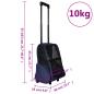 Preview: Trolley für Haustiere 3-in-1 Faltbar Blau
