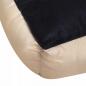 Preview: Warmes Hundebett mit Polsterkissen M