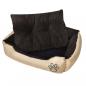Preview: Warmes Hundebett mit Polsterkissen XL
