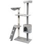 Preview: Katzen-Kratzbaum 150 cm Grau