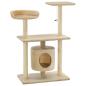 Preview: Katzen-Kratzbaum Sisal 95 cm Beige