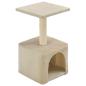 Preview: Katzen-Kratzbaum Sisal 55 cm Beige