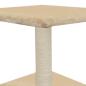 Preview: Katzen-Kratzbaum Sisal 55 cm Beige