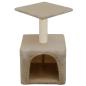 Preview: Katzen-Kratzbaum Sisal 55 cm Beige