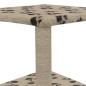 Preview: Katzen-Kratzbaum Sisal 55 cm Beige Pfoten-Aufdruck