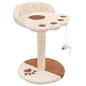 Preview: Katzen-Kratzbaum Sisal 40 cm Beige und Braun