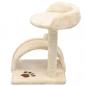 Preview: Katzen-Kratzbaum Sisal 40 cm Beige und Braun
