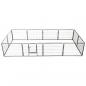 Preview: ARDEBO.de - Hunde-Laufgitter 12 Paneele Stahl 80x60 cm Schwarz