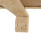Preview: Wandkratzbaum mit Sisal-Kratzsäulen 194 cm Beige