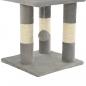 Preview: Katzen-Kratzbaum Sisal 65 cm Grau