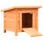 Preview: ARDEBO.de - Katzenhaus 50x46x43,5 cm Kiefernholz & Tannenholz