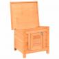 Preview: Katzenhaus 50x46x43,5 cm Kiefernholz & Tannenholz