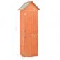Preview: Garten-Geräteschuppen 71x60x213 cm Holz