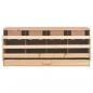 Preview: 4er Legenest 106x40x45 cm Massivholz Kiefer