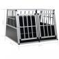 Preview: Hundetransportbox mit Doppeltür 94 x 88 x 69 cm