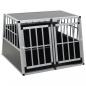 Preview: Hundetransportbox mit Doppeltür 94 x 88 x 69 cm