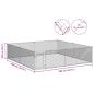 Preview: Outdoor-Hundezwinger Verzinkter Stahl 4 x 4 x 1 m
