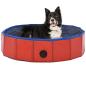 Preview: Hundepool Faltbar Rot 80×20 cm PVC