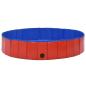 Preview: Hundepool Faltbar Rot 160 x 30 cm PVC