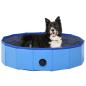 Preview: Hundepool Faltbar Blau 80 x 20 cm PVC