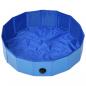 Preview: Hundepool Faltbar Blau 80 x 20 cm PVC