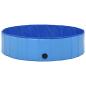 Preview: Hundepool Faltbar Blau 120 x 30 cm PVC