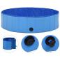 Preview: Hundepool Faltbar Blau 120 x 30 cm PVC