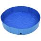 Preview: Hundepool Faltbar Blau 160 x 30 cm PVC