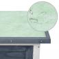 Preview: Kaninchenstall 1 Ebene Grau Holz