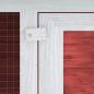 Preview: Kleintier-/Kaninchenstall 2 Etagen Rot Holz