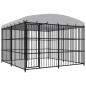 Preview: ARDEBO.de - Outdoor-Hundezwinger mit Überdachung 300x300x210 cm