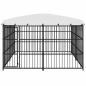 Preview: Outdoor-Hundezwinger mit Überdachung 300x300x210 cm