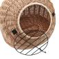 Preview: Katzen-Transportkorb 60x45x45 cm Natürliche Weide