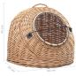 Preview: Katzen-Transportkorb 60x45x45 cm Natürliche Weide