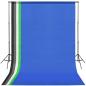 Preview: Fotostudio-Set 5 farbige Hintergründe & 2 Softboxen
