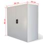 Preview: Aktenschrank mit 2 Türen Grau 90 cm Stahl