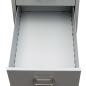 Preview: Registerschrank mit 5 Schubladen Grau 68,5 cm Stahl