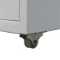 Preview: Registerschrank mit 5 Schubladen Grau 68,5 cm Stahl