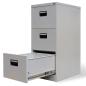 Preview: Aktenschrank Hellgrau 46x62x102,5 cm Stahl