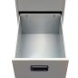 Preview: Aktenschrank Hellgrau 46x62x102,5 cm Stahl