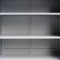 Preview: Büroschrank mit 2 Türen Stahl 90x40x180 cm Grau