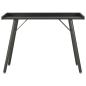Preview: Schreibtisch Schwarz 90×50×79 cm